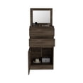 thumbnail image 3 of Yesurprise Standing Jewelry Armoire Cabinet with Top Flip Makeup Mirror, Jewelry Cabinet Armoire Chest with 2 Drawers and Door, Standing Jewelry Chest Organizer Box, 3 of 8