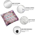 thumbnail image 4 of Acheng Two Sided Printing Lover Pillow Cover I Love You Hug This Pillow Until You Can Hug Me, Valentine's Day Birthday Gifts for Girlfriend Square Decorative Cushion Waist Pillowcase,Set of 2 White, 4 of 6