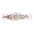 thumbnail image 2 of Colorido boda nupcial liga cristal encaje liga despedida de soltera fiesta Beige Yuyangstore Liga de encaje de boda, 2 of 7