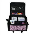 thumbnail image 2 of Everything Mary Sewing Tote: Premium Polyester, Universal Fit, Portable Dual Wheels - Purple Floral, 2 of 5