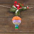 thumbnail image 5 of The Rugrats Chuckie Decoupage Christmas Ornament, 4" Tall, Plastic, By Ruz, 5 of 5