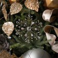 thumbnail image 2 of Vickerman M188500 6 in. Platinum Metal Snowflake with Jewels  4 per Bag, 2 of 3