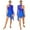 Royal Blue, variant on Women's Figure Ice Skating Dress Lace Long Sleeve Asymmetric Lyrical Ballet Dance Leotard