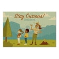 thumbnail image 2 of Yosemite National Park, California, Stay Curious, Ranger Scene, Geometric (19x27 inches, Premium 500 Piece Jigsaw Puzzle for Adults and Family, Made in USA), 2 of 4