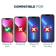 Tech Armor HD Clear Plastic Film Screen Protector NOT Glass for Apple New iPhone 13 mini 5.4 - Case-Friendly, Scratch Resistant, Haptic Touch Accurate [4-Pack]