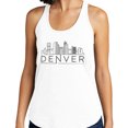 thumbnail image 2 of Skyline Denver Colorado Tank Top Fitted Racerback Women's X-Large Heather Grey, 2 of 5