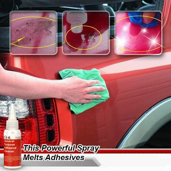 BAOPAI Adhesive Remover Spray Effective Degumming Cleaner For Car Tape Residues Tar And Droppings Removal Without Damaging Paint 50ml
