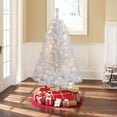 thumbnail image 4 of Holiday Time 4' Pre-Lit LED Color-Changing Concord Pine Christmas Tree, White, 4 of 9