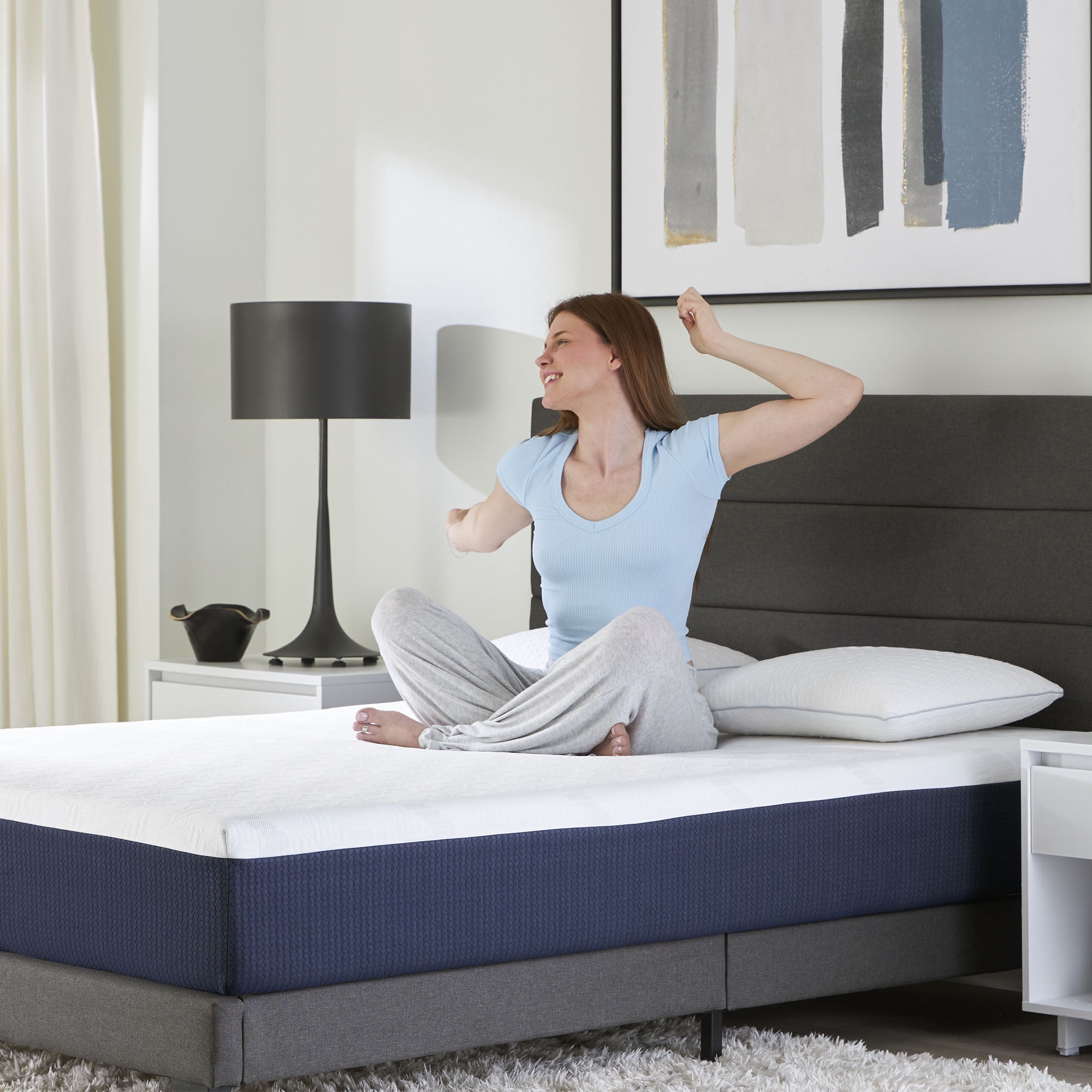 Comfort Tech 10" Mattress Featuring Hybrid TheraGel and Isotonic+ Memory Foam, Full