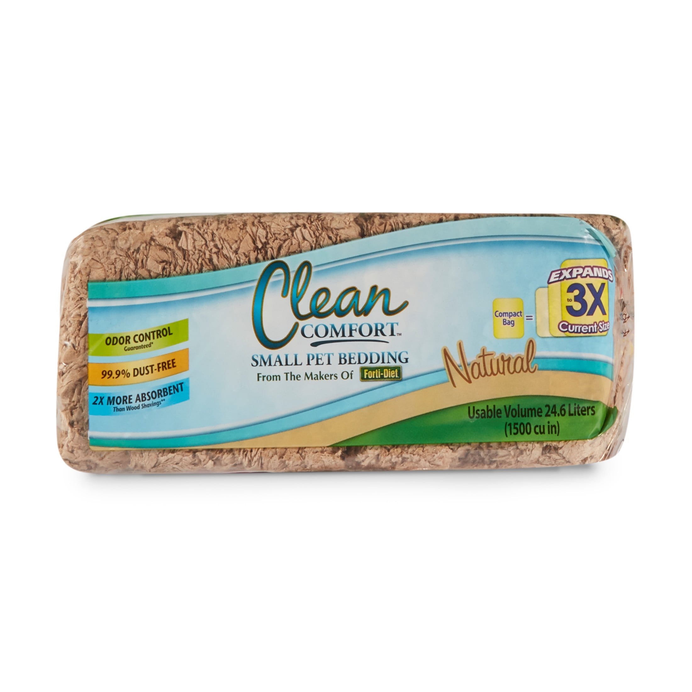 Kaytee Clean Comfort Small Pet Bedding for Rabbits, Hamsters & More, Natural 24.6L