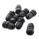 thumbnail image 2 of 40pzs PG7 Conector de Glandula de Cable Impermeable Plastico Negro 3-6.5mm, 2 of 5