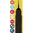 thumbnail image 2 of Mullan, Michael 8x14 White Modern Wood Framed Museum Art Print Titled - New York City Life Empire, 2 of 4