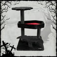 thumbnail image 6 of LHBCraft Gothic Cat Tree with Coffin Bed, 30.3" Black Cat Tower for Indoor Cats with Scratching Posts for Halloween Cat, Black and Red, 6 of 6