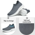 thumbnail image 4 of Mens Slip on Walking Running Shoes Casual Fashion Sneakers Comfort Non Slip Work Sport Shoes, 4 of 9