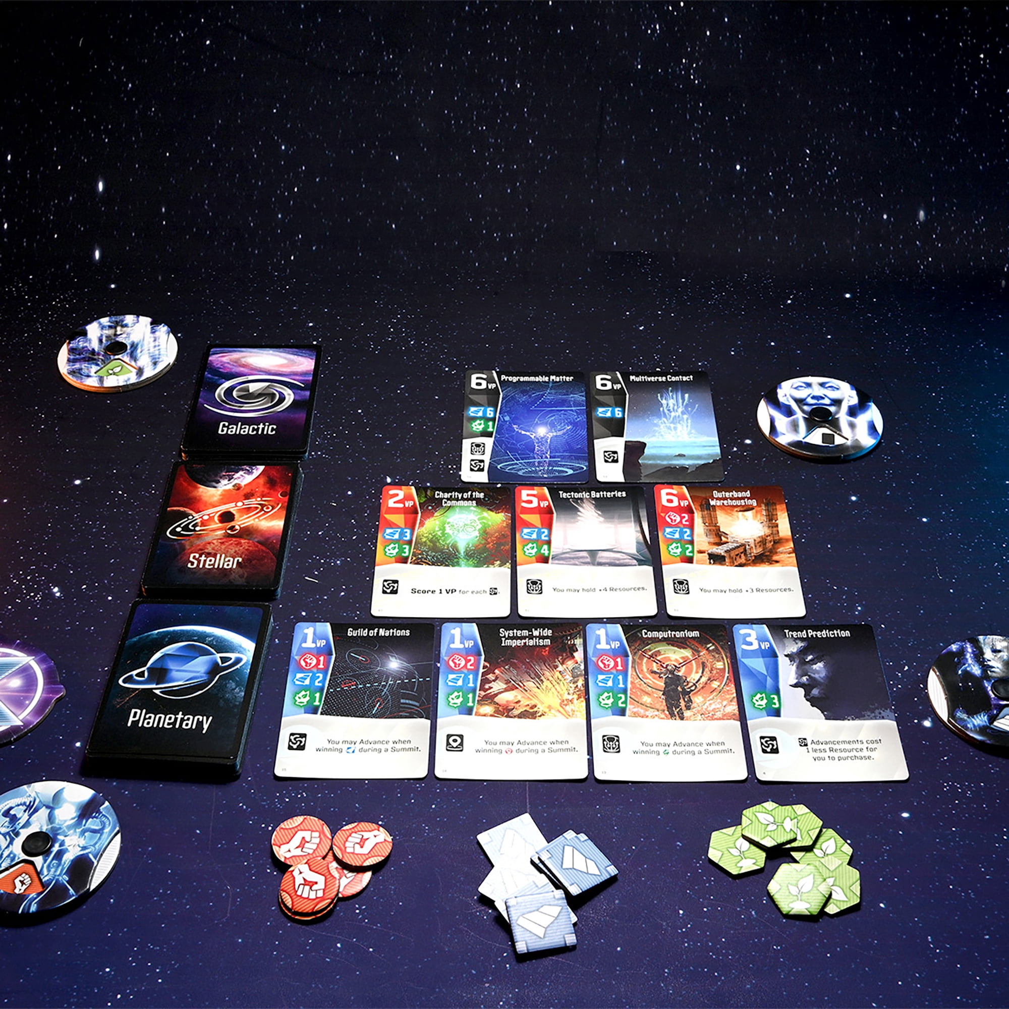 Kardashev Scale - Civilization Advancement Game, WizKids, Ages 12+, 2-6 Players, 30 Min
