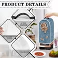 thumbnail image 4 of HELLHERO Cat Orange Protective Case Proof Stain Kitchen Home Top Handle Oil Proof Kitchen Accessories with Elastic, 4 of 6