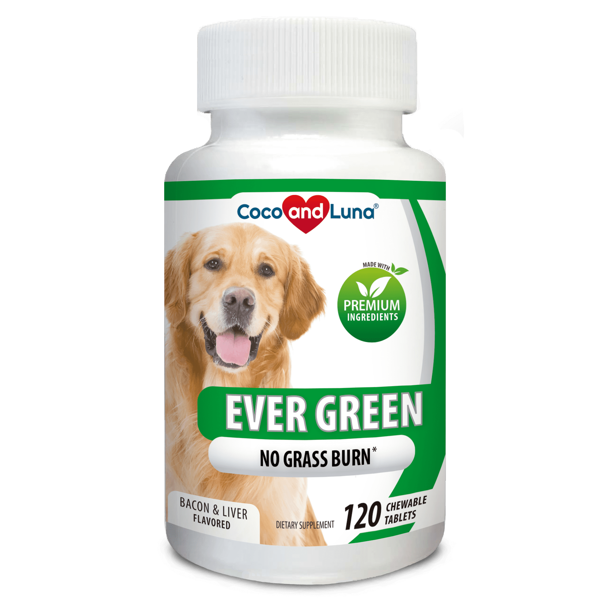 Ever Green Grass Saver for Dogs, Grass Burn Chews for Lawn Spots