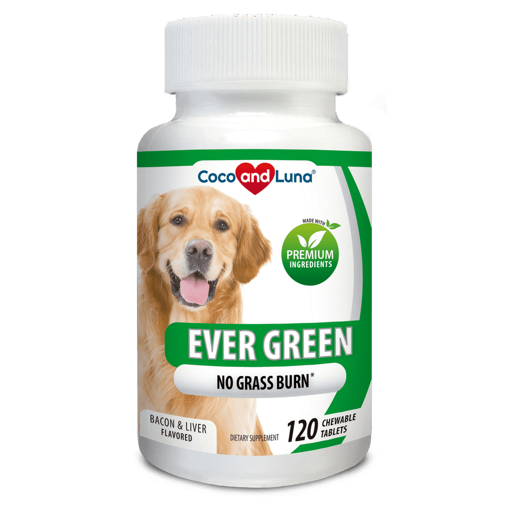 Ever Green Grass Saver for Dogs, Grass Burn Chews for Lawn Spots