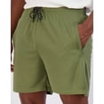 thumbnail image 3 of Real Essentials 4 Pack: Men's 5" Mesh Quick-Dry Running Shorts with Zipper Pockets & Drawstring (Available in Big & Tall), 3 of 6
