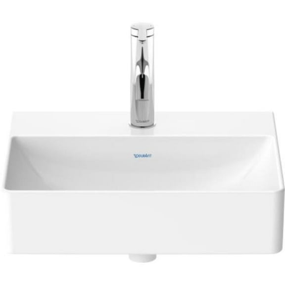 Duravit 0732450041 450 x 350 mm Durasquare Handrinse Bathroom Sink - White