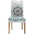 thumbnail image 2 of RYLABLUE Mandala Boho Chic Style Stretch Chair Cover Protector Seat Slipcover for Dining Room Hotel Wedding Party Set of 4, 2 of 5