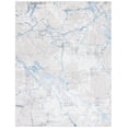 thumbnail image 2 of SAFAVIEH Amelia Pemala Abstract Area Rug, Gray/Blue, 10' x 14', 2 of 11