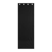 Mainstays Black Solid Blackout Grommet Curtain Panel Pair, Set of 2, 30 W x 84 L