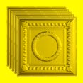 thumbnail image 1 of Fasade Rosette 2ft x 2ft Vinyl Lay In Ceiling Tile Argent Silver 5pk, 1 of 2