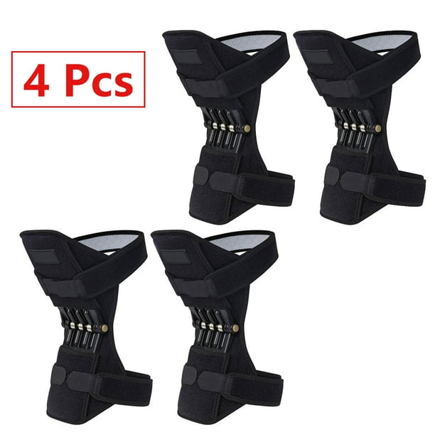 4Pcs Knee Joint Support Pads Power Spring Force Joint Support Knee
