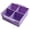 Purple#4, variant on XiYing 4-Cell Silicone Ice Tray with Lid | Flexible Non-Stick Ice Cubes Mold for Freezer | Reusable Bpa-Free Ice Maker for Beverage Freezing, Snack Making & Food Storage