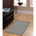 thumbnail image 2 of Chesapeake Portland Houndstooth Black Accent Rug Runner (22"x60"), 2 of 2