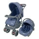 thumbnail image 1 of Carriola Travel System D´Bebé Aventura 40Azul cuadros, 1 of 8