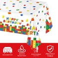 thumbnail image 3 of MGEZCOO - Paquete de 3 manteles de mariposas desechables de plástico para mesa, decoración de cumpleaños para niñas y niños, 108 x 54 pulgadas, 3 of 7