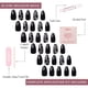 thumbnail image 4 of Set Glamnetic Love Me Not Black Heart 30 de Press On Nails, 4 of 6