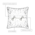 thumbnail image 4 of VHC Brands Sawyer Mill 18x18" Square Accent Throw Pillow, Pig, Charcoal, 4 of 6