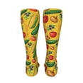 thumbnail image 6 of Kdxio Colorful Vegetables Funny Silky Novelty Funky Long Knee High Socks Soft 3D Print Cosplay Crazy Stockings for Men Women, 6 of 8