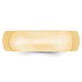 thumbnail image 3 of 10k Yellow Gold Solid Polished Lightweight 6mm Ltw Comfort-Fit Band Size 10 Ring Ring for Women and Men, 3 of 5