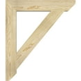 thumbnail image 3 of Ekena Millwork 4"W x 26"D x 30"H Traditional Slat Rough Sawn Bracket, Douglas Fir, 3 of 4