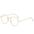 thumbnail image 1 of Lunettes Rétro Rondes Anti-Lumière Bleue pour Femmes Lunettes d'Ordinateur Grande Monture, 1 of 5