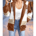 thumbnail image 3 of Womens Plus Size Jacket Oversized Soft Fleece Fuzzy Zip Up Hoodie Lined sweatshirts Zipper Fluffy Warm Coat Outwear with Pockets, 3 of 7
