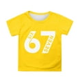 thumbnail image 2 of Boys Summer Tee Tops Six Seven 6 7 Graphic Tee Ice Print Casual Shirt Childrens Top Soft Comfortable Daily Wear Youth Apparel, 2 of 4