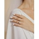 thumbnail image 4 of 925 de 1,25 quilates con circonita cúbica solitaria redonda, anillo de compromiso, talla 3-13, 4 of 5
