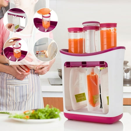 Infant Baby Feeding Toddler Weaning Puree Fresh Squeezed Reusable