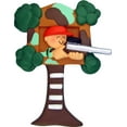 thumbnail image 1 of Hunter in Tree Male Personalized  Christmas Ornament DO-IT-YOURSELF, 1 of 1