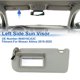 thumbnail image 2 of Parasol del lado izquierdo Unique Bargains para Nissan Altima 2019-2025, sombra de protección frontal izquierda, reemplaza No. 964016CA3C, ensamblaje de parasol de automóvil gris, 2 of 7