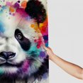 thumbnail image 3 of Orinice Panda Bathroom Decor Set Colorful Luxurious Graphic Print Polyester Fabric Fashion with Hooks Shower Curtain 100% Waterproof for Bathroom Washable Shower Curtain 36x72, 3 of 7