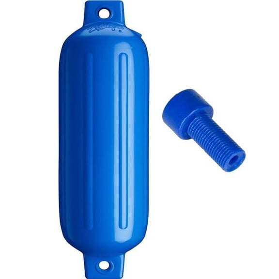 6.5 x 22 in. G-4 Twin Eye Fender with Air Adapter - Blue