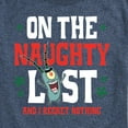 thumbnail image 3 of SpongeBob SquarePants - Plankton Naughty List Christmas - Men's Short Sleeve Graphic T-Shirt, 3 of 6