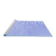 thumbnail image 2 of Ahgly Company Machine Washable Indoor Rectangle Abstract Blue Contemporary Area Rugs, 7' x 9', 2 of 4