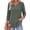 Grey-Green, variant on Fantaslook Womens 3/4 Sleeve Shirts with Buttons Dressy Casual Blouses Tunic Tops Fall Clothes